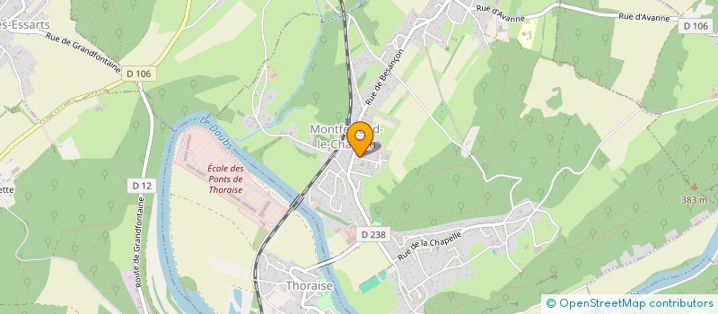 localisation de l'entreprise VBC1  MONTFERRAND-LE-CHATEAU