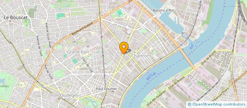 localisation de l'entreprise VBE  BORDEAUX