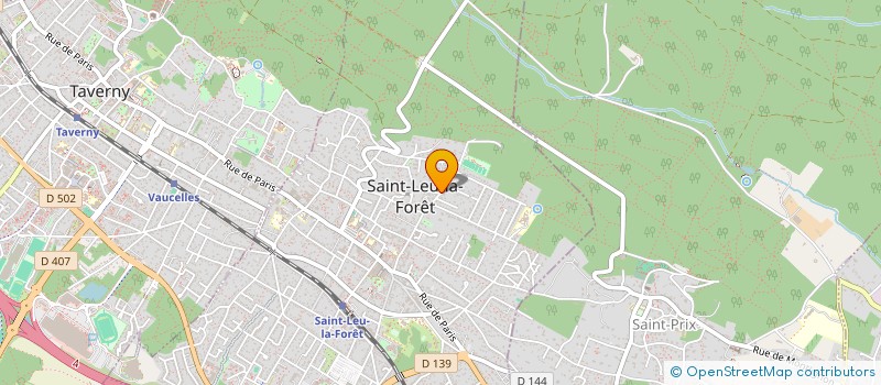 localisation de l'entreprise VBE CONSULTING  ST LEU LA FORET