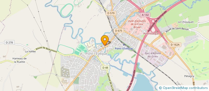 localisation de l'entreprise VBEG  PONT L'EVEQUE