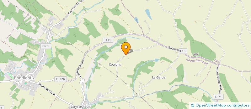 localisation de l'entreprise VBEO  LAYRAC-SUR-TARN