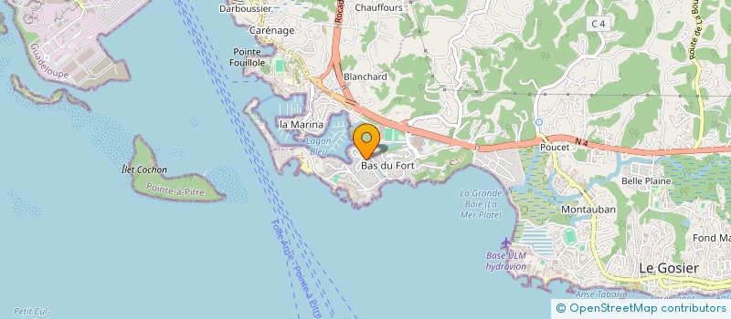 localisation de l'entreprise VBF  LE GOSIER