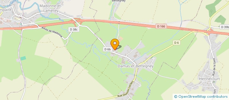 localisation de l'entreprise VBG ENER'GREEN  DAMAS-ET-BETTEGNEY