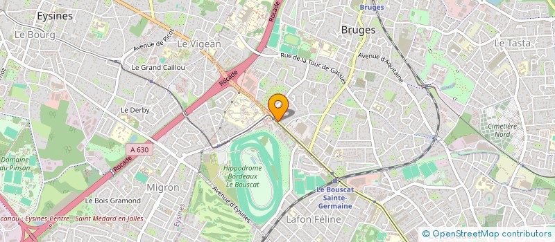 localisation de l'entreprise VBH  BRUGES