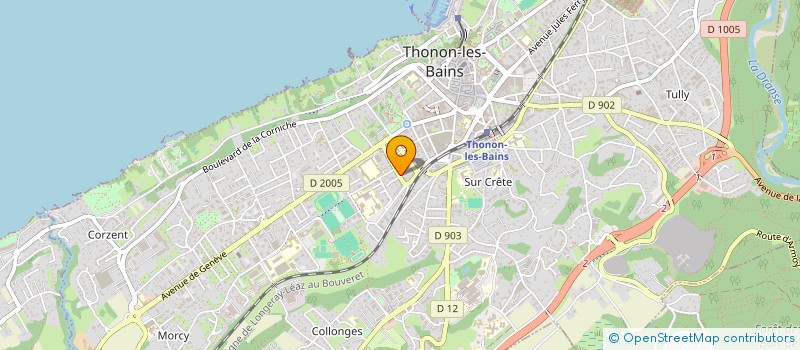 localisation de l'entreprise VBH IMMOBILIER  SAINT-GINGOLPH