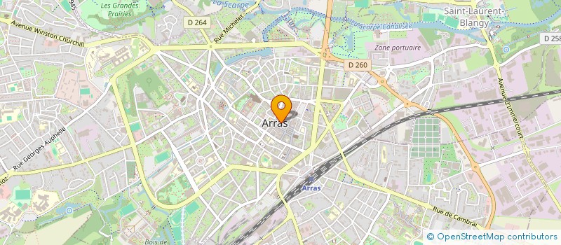 localisation de l'entreprise VBI à ARRAS