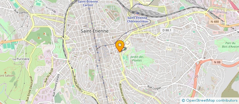 localisation de l'entreprise VBIM  SAINT-ETIENNE