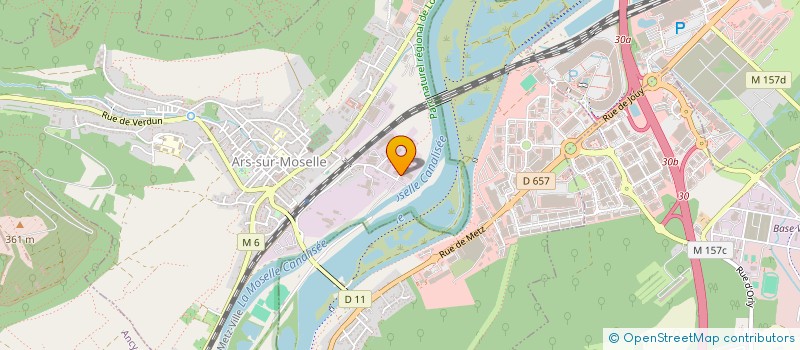 localisation de l'entreprise VBJ  ARS-SUR-MOSELLE