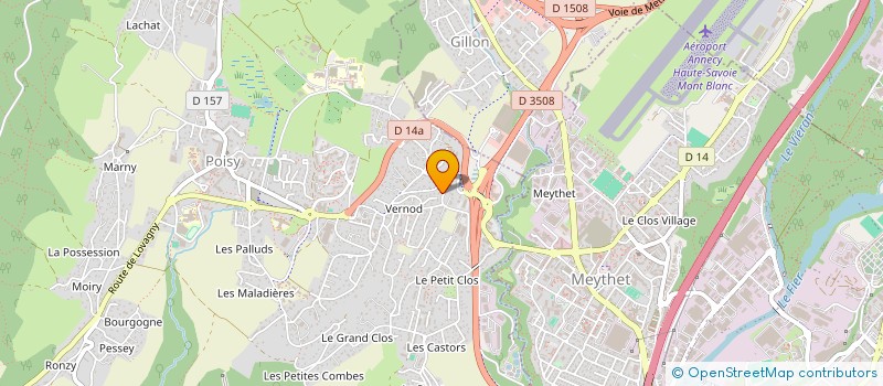 localisation de l'entreprise VBJ MACONNERIE  POISY