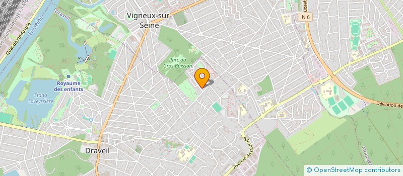 localisation de l'entreprise VBK CONSULTING à DRAVEIL