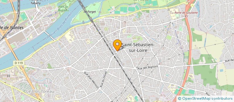 localisation de l'entreprise VBL  SAINT-SEBASTIEN-SUR-LOIRE