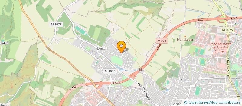 localisation de l'entreprise VBL COM  DAIX