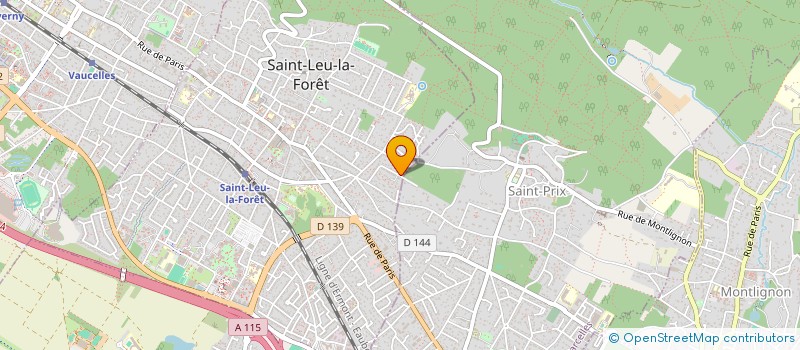 localisation de l'entreprise VBL INVEST  SAINT-LEU-LA-FORET