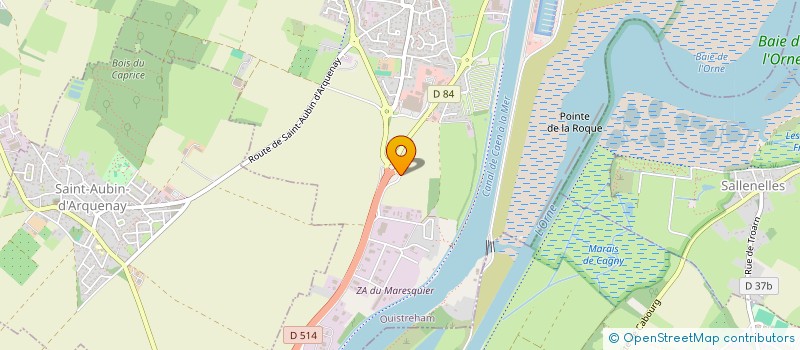localisation de l'entreprise VBO à OUISTREHAM