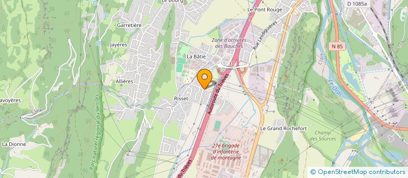 localisation de l'entreprise VBO COLLAB  VARCES-ALLIERES-ET-RISSET