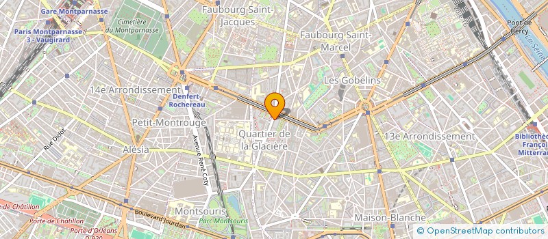 localisation de l'entreprise VBOF 13 VIN BEURRE OEUF FROMAGE 13 à PARIS