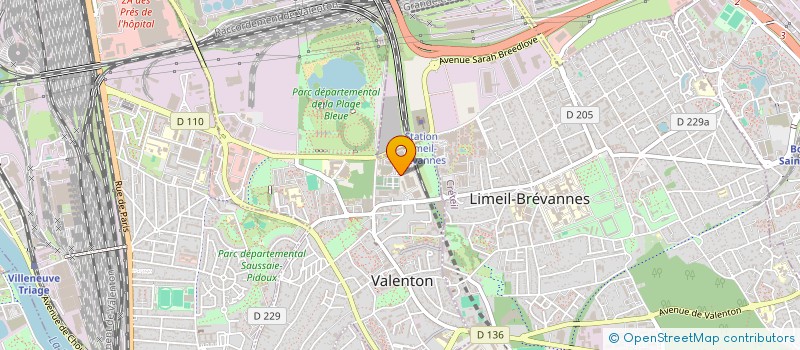 localisation de l'entreprise VBP à VALENTON
