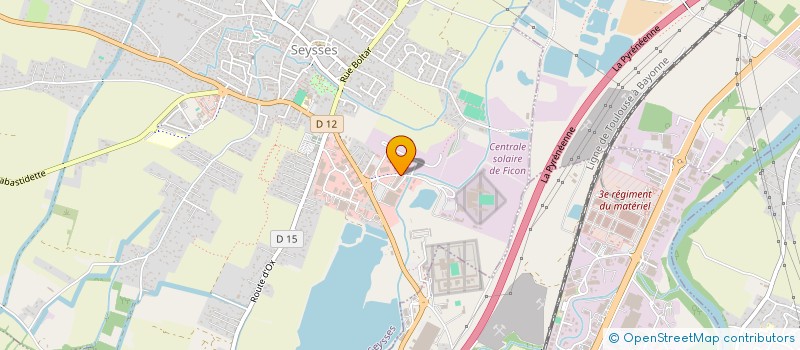 localisation de l'entreprise VBPC ASSOCIES  SEYSSES