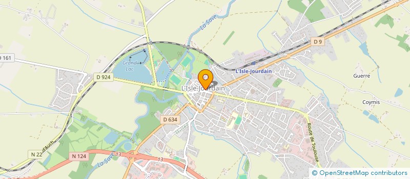 localisation de l'entreprise VBR EVENEMENTS à L'ISLE-JOURDAIN