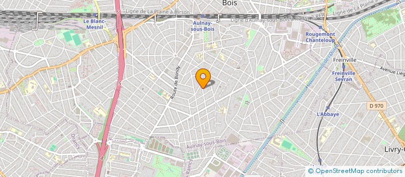 localisation de l'entreprise VBS à AULNAY-SOUS-BOIS
