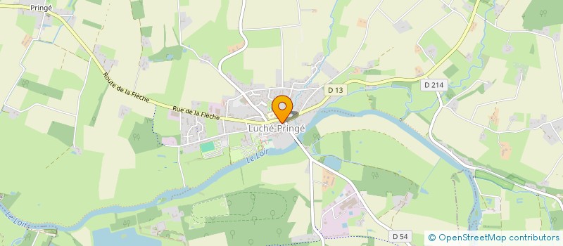 localisation de l'entreprise VBS  LUCHE-PRINGE