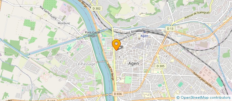 localisation de l'entreprise VBS  AGEN