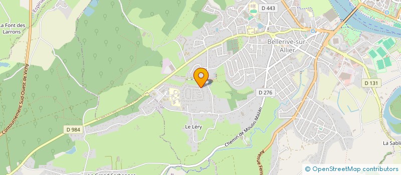 localisation de l'entreprise VBS IMMOBILIER  BELLERIVE-SUR-ALLIER