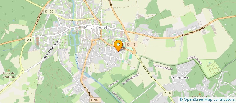 localisation de l'entreprise VBT IMMO BEAUVOISINE à MILLY-LA-FORET