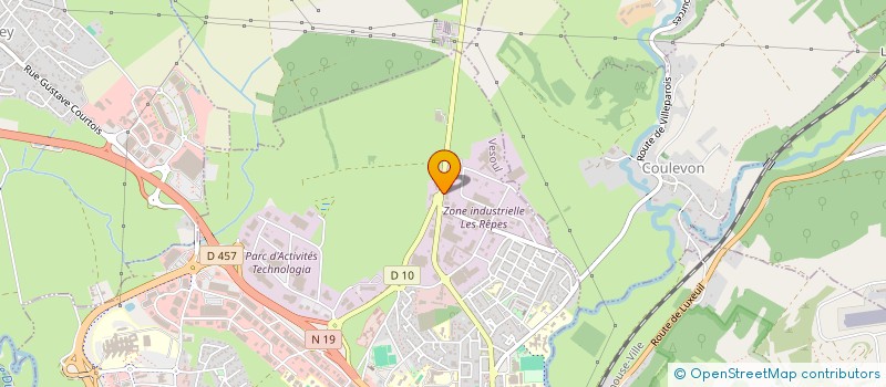 localisation de l'entreprise VBT INVEST  VESOUL