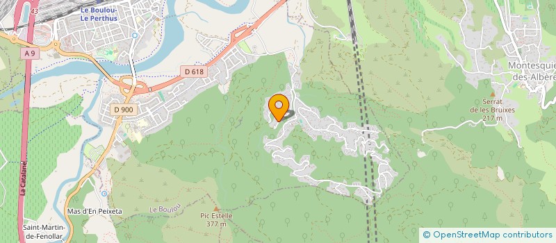 localisation de l'entreprise VBV 66  LE BOULOU