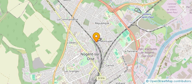 localisation de l'entreprise VBV RACING TEAM  NOGENT-SUR-OISE