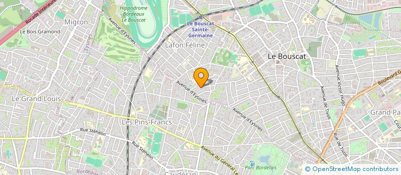 localisation de l'entreprise VC  LE BOUSCAT