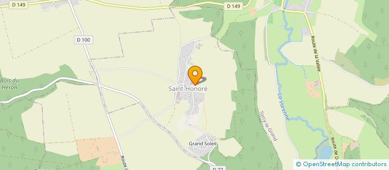 localisation de l'entreprise VC INVEST à SAINT-HONORE
