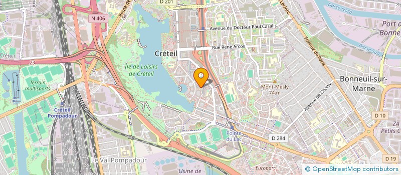 localisation de l'entreprise VC SERVICES à CRETEIL