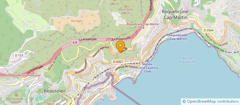 localisation de l'entreprise VC07 à ROQUEBRUNE-CAP-MARTIN