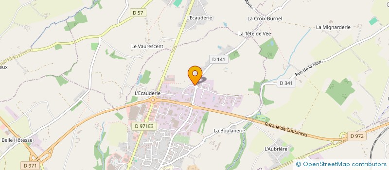 localisation de l'entreprise VCA  COUTANCES