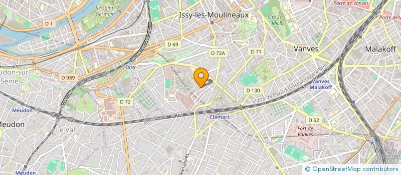 localisation de l'entreprise VCA CONSULTING  ISSY-LES-MOULINEAUX