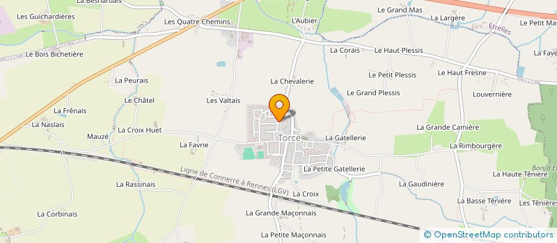 localisation de l'entreprise VCA INVEST  TORCE