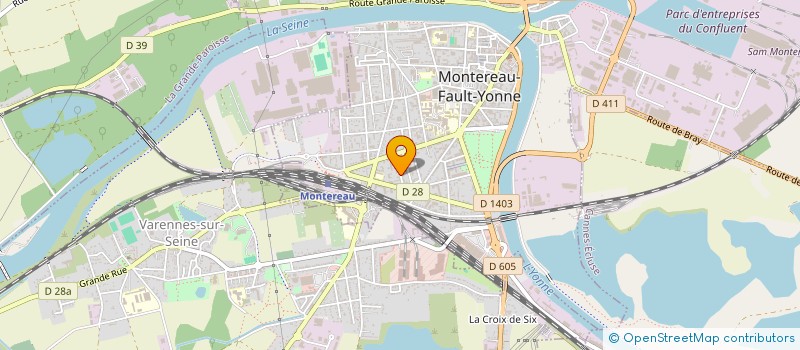 localisation de l'entreprise VCAJC & CO à MONTEREAU-FAULT-YONNE