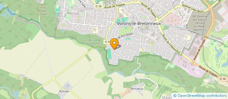 localisation de l'entreprise VCAM CONSULTING à VOISINS-LE-BRETONNEUX