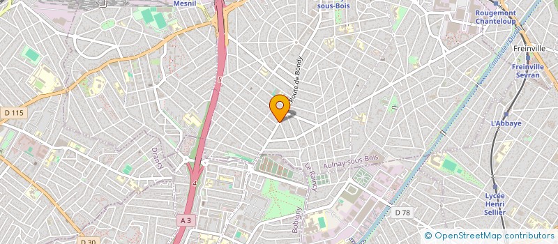 localisation de l'entreprise VCAS SERVICE à AULNAY-SOUS-BOIS