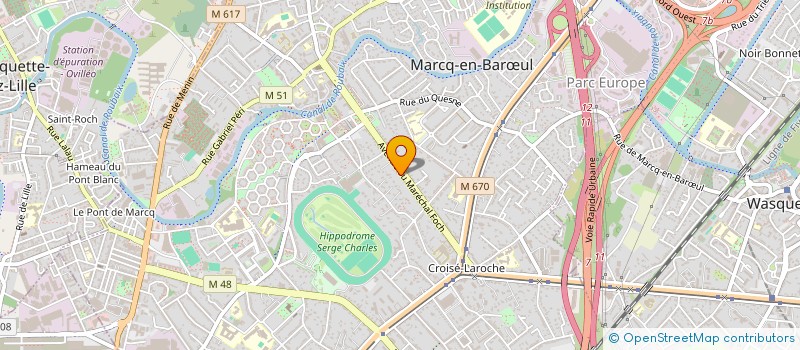localisation de l'entreprise VCCD à MARCQ-EN-BARŒUL