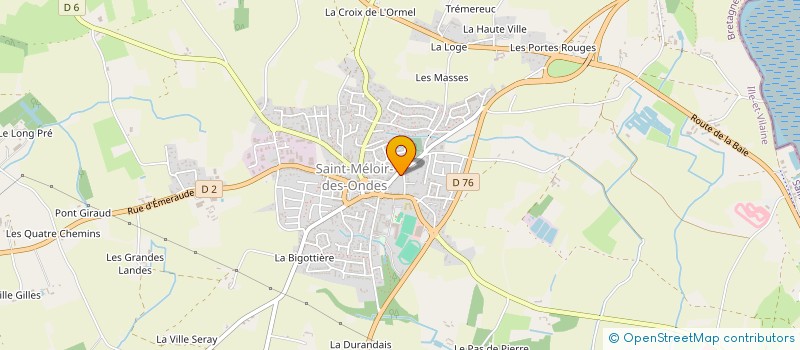 localisation de l'entreprise VCE  SAINT-MELOIR-DES-ONDES