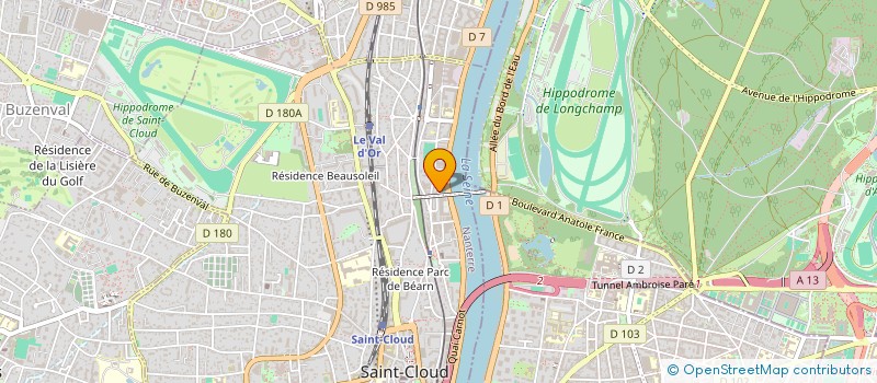 localisation de l'entreprise VCE à SAINT-CLOUD