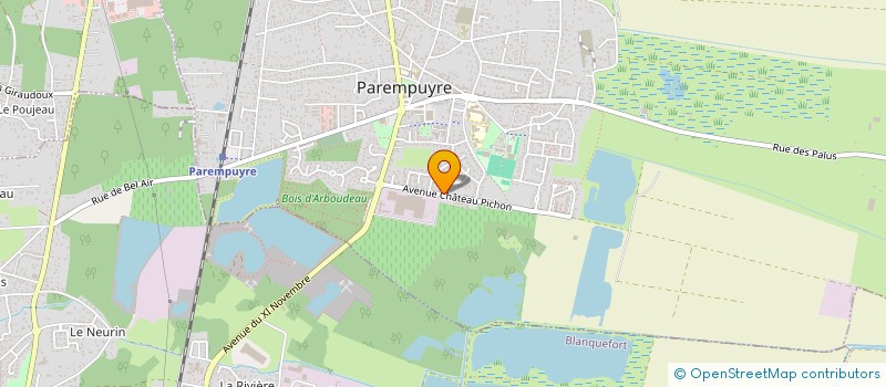 localisation de l'entreprise VCF FONCIER  PAREMPUYRE