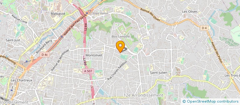 localisation de l'entreprise VCF ORGANISATION à MARSEILLE