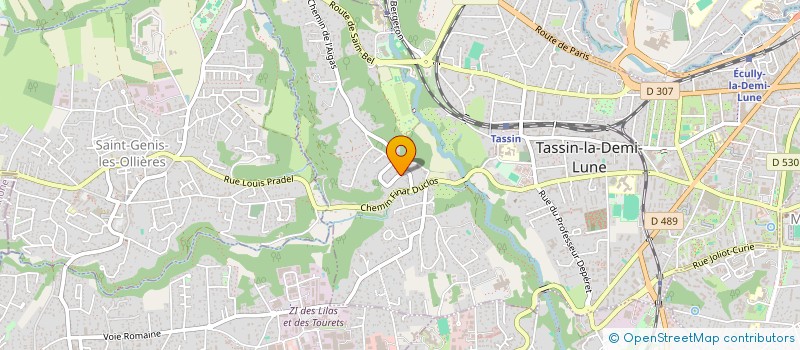 localisation de l'entreprise VCG PATRIMOINE  TASSIN-LA-DEMI-LUNE