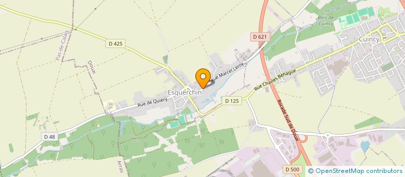 localisation de l'entreprise VCGM à ESQUERCHIN