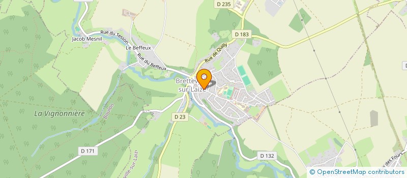 localisation de l'entreprise VCL à BRETTEVILLE-SUR-LAIZE