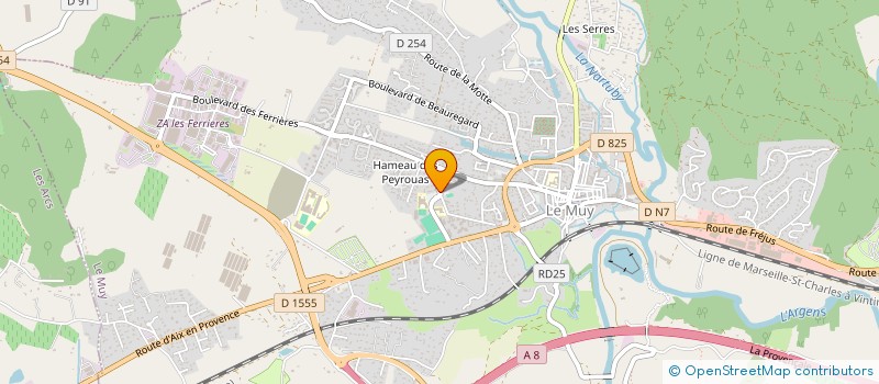 localisation de l'entreprise VCL RENOVA à LE MUY